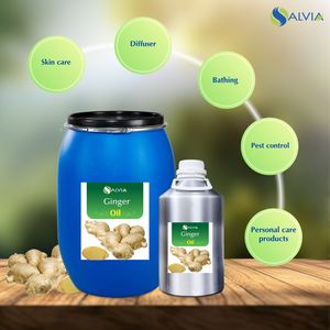 Huile de gingembre 100% pure et naturelle en gros en vrac prix le plus bas emballage personnalisé - Product Image 3