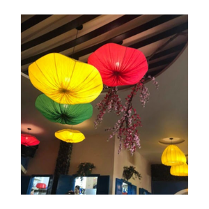 Linternas de seda de alta calidad, linternas de tela no brillante, linternas coloridas, linternas decorativas de mediados de Otoño de Vietnam - Product Image 1