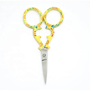 Needle Pointed Paper Coated Handle Fancy Embroidery <b>Scissors</b> Professional Home <b>Scissor</b> - Product Image 6