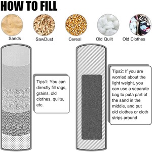 Sac de frappe lourd vintage pour la boxe et le Muay Thai rempli de sable et de Wat Man en cuir personnalisé pour gym - Product Image 5