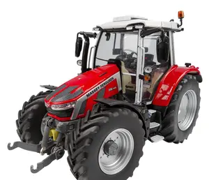 Massey Ferguson 385 80hp, 85 hp ikinci el durumu ile 4WD çekişli çiftlik tarım traktör