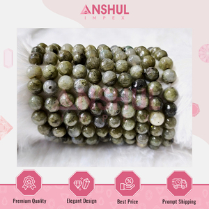 Hebras de cuentas de labradorita facetadas de piedras preciosas grises sueltas de diseño moderno de calidad estándar hechas en India disponibles a granel - Product Image 4