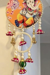 Pichwai Cow Hanging Indian Decorative Wall and Door Hanging South Indian <strong>Temple</strong> Hanging for Wedding Decorations - Product Image 2