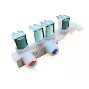 Vanne d'admission d'eau électrique pour pièces de lave-linge 220V Plastique XPARTCO WH23X29538 - Product Image 3