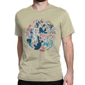 Camiseta de algodón de peso pesado unisex con hombros caídos de gran tamaño stock básico/manga corta de color de contraste a granel para hombres - Product Image 6