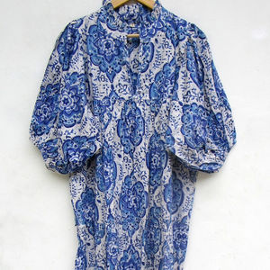 Haute popularité femmes col en V manches midi imprimé floral décontracté élégant robe courte vêtements femmes robes décontractées robe femmes ensembles - Product Image 1