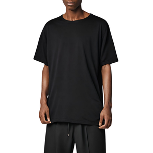 T-shirts pour hommes personnalisables blancs et noirs, qualité supérieure, respirants, 100% coton, manches courtes, broderie, tissu Oxford - Product Image 1
