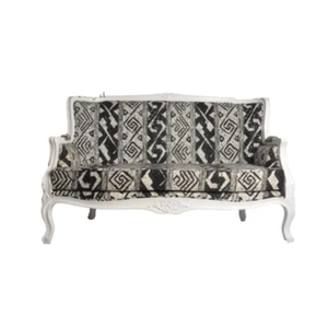 Canapé moderne de nouveaux designs avec coussin confortable en bois massif et tissu artisanat direct de l'usine de Central Java - Product Image 1