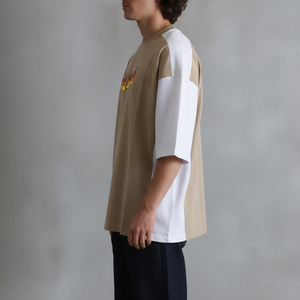 AFSAR SPORTS - Camiseta de Cuello Redondo de 250 g/m², Diseño 3D, Estilo Vintage Lavado al Ácido, Tejido de Punto, Bordada, 100% Algodón, Transpirable y Ecológica - Product Image 6