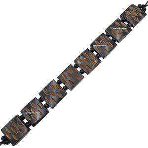 Collier ras du cou en corne de buffle artisanal, pendentif en corne naturelle de style tribal unique pour hommes et femmes - Product Image 2