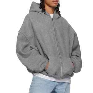 Nouveau sweat à capuche zippé de haute qualité grande taille sweats à capuche pour hommes logo imprimé personnalisé sweat à capuche pour hommes - Product Image 6