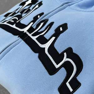 Fabricant personnalisé de sweats à capuche en coton polaire de haute qualité avec fermeture éclair complète Sweat à capuche brodé sur mesure avec fermeture éclair - Product Image 4