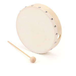 Tambores Chamánicos Hechos a Mano con Marco de Madera para Meditación, Sanación por Sonido y Práctica - Product Image 5