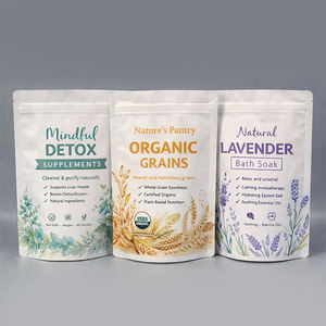 Bolsas de Embalaje Personalizadas a Prueba de Olores con Cierre Hermético para Té en Polvo y Snacks, Bolsas Mylar con Cierre Vertical - Product Image 6