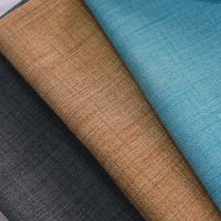 Tissu occultant noir en sergé avec logo personnalisé OEM, motif pastoral, ignifuge et anti-UV