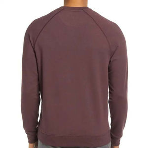 Sudadera de Cuello Redondo para Hombre, 100% Algodón, Felpa, Transpirable, Premium, de Alta Calidad, para Invierno - Product Image 2