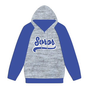 เสื้อฮู้ดแขนแร็กแลน Heather Grey Zeta Phi Beta Soror รุ่น 1920 แรงบันดาลใจจากสมาคมนักศึกษาหญิงกรีก  ชุดพรีเมียมสำหรับผู้หญิงที่ดีเยี่ยม - Product Image 5