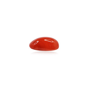 Coral Rouge Naturel 7,83 Carats Pierre Libre Calibrée Coupe Ovale Variété Péridot Alexandrite Aigue-marine Tourmaline Labradorite - Product Image 2