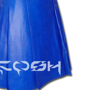 Fabricant de kilt écossais à rayures en cuir bleu pour homme du Pakistan - Product Image 4