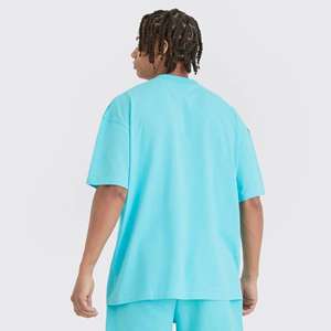 Directo de fábrica al por mayor Unisex de alta calidad de algodón pesado de gran tamaño impreso Camiseta de manga corta para hombre - Product Image 3