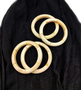 Brazalete de Hueso de Búfalo Natural, Joyería Artesanal de Hueso de Búfalo - Product Image 4