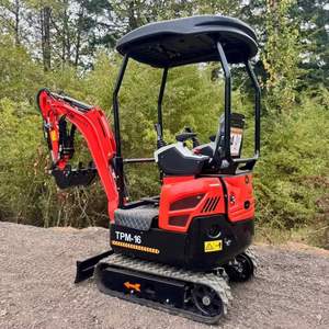 เครื่องยนต์ EPA CE TPM16เครื่องขุดขนาดเล็ก1.2ตัน13.5HP กระบอกไฮดรอลิก Eaton แกนมอเตอร์ปั๊มเกียร์ PLC ส่งฟรี - Product Image 1