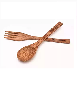 Cuillères au design unique en bois Cuisine Déco Restaurant et Hôtel Couverts naturels avec le meilleur design peint - Product Image 1