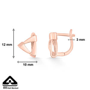 Pendientes de Zirconia para Mujer Golden Vertex - Joyería Religiosa de Moda para Fiestas - Product Image 6