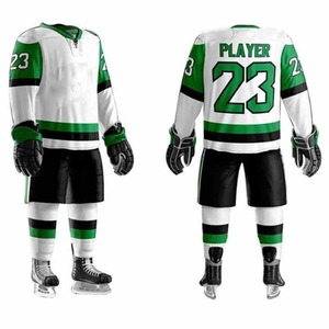 100% poliéster equipo transpirable campo Hockey uniformes hombres sublimación uniforme de hockey sobre hielo - Product Image 1