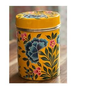 Wholesaler Product Enamel Finishing Metal Tea <b>Container</b> Coffee And Tea <b>Storage</b> Jar Sugar Jars <b>Kitchen</b> Utensils Set of 3 - Product Image 4