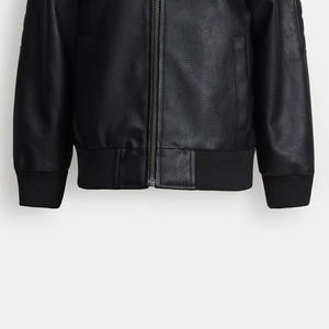 Veste d'hiver haut de gamme pour homme au meilleur prix coupe-vent en cuir véritable teint uni imperméable toutes tailles disponibles - Product Image 5