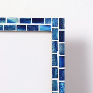 Handmade Creative Blue Bone Inlay for <b>Photo</b> <b>Frame</b> Wall/Tabletop Mount Option Customizable Home Office Decor Gift Use - Product Image 4