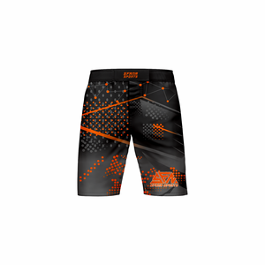 Pantalones cortos de MMA OEM con gráficos sublimados 2025 Ajuste atlético de alta calidad para Sparring Grappling y sesiones de artes marciales - Product Image 1
