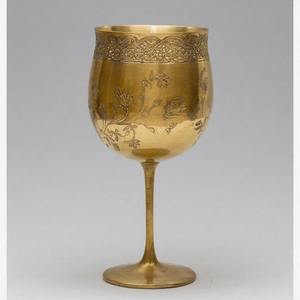 Trinity Sip Chalice, copa de vino de comunión de latón antiguo, Copa Vintage hecha a mano para iglesia y ceremonias espirituales - Product Image 5