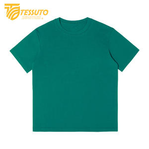 T-shirt super lourd 100% coton Tessuto pour hommes et femmes T-shirt vierge de haute qualité imprimé sur mesure - Product Image 2