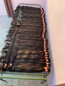 Grade 100% Extensions de cheveux Remy en vison véritable Cheveux vierges indiens brésiliens 20 pouces Faisceaux droits à cuticules alignés Vagues profondes et lâches - Product Image 5