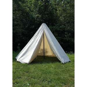 Portable Medieval <b>Tent</b> Cotton Fabric with Aluminum <b>Pole</b> Conical Design - Product Image 1