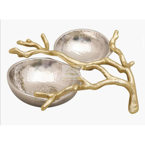 Conception unique pour le bol de nourriture de vaisselle de restaurant bol de fruits poli brillant de forme ronde conception martelée à la main de haute qualité - Product Image 1