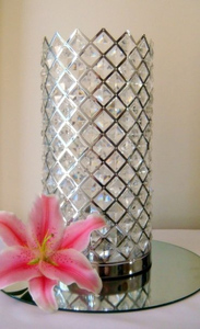 Handmade Crystal Beaded <b>Tealight</b> Votive Holder for Home and Christmas Tabletop Decorative Gold Candle Votive - Product Image 6
