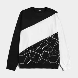 Sudadera de Forro Polar de Invierno con Cuello Redondo Extra Grande Personalizada al por Mayor para Hombre, Algodón Orgánico Grueso, Diseño Sólido, OEM - Product Image 6