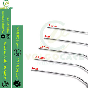 Nouvelle arrivée en acier inoxydable Frazier canule d'aspiration mastoïdien Tube d'aspiration coudé 7 pouces 18cm pointe d'aspiration pour ENT Neuro général - Product Image 5
