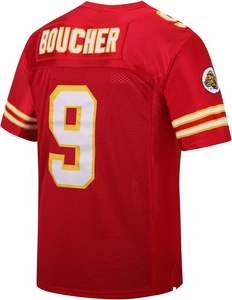 Jersey de fútbol americano de gran tamaño Retro sublimado de malla de poliéster personalizado de fábrica, ropa de calle de fútbol americano - Product Image 2