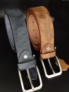 Nouvelle ceinture en cuir de vachette véritable pour hommes de mode avec acier automatique pour boucle ceintures en cuir de vache noir pour hommes - Product Image 5