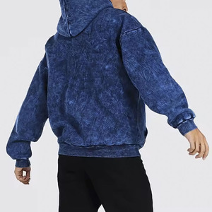 Venta caliente personalizado Sun Faded Heavyweight French Terry 100% algodón ecológico transpirable hombres sudaderas con capucha invierno Streetwear Plus - Product Image 2