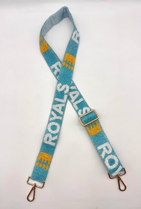 Correa de bolso bordada a mano con cuentas de cristal, diseño a cuadros, cuentas blancas y negras - Product Image 2