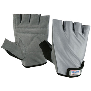 Gants de fitness gris sports ordinaires gants d'haltérophilie pour hommes gants de protection demi-doigt flexibles - Product Image 3