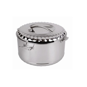 Casseroles isolées à double paroi au design exclusif Serveur de casseroles Fabriqué à la main Serveur de casseroles pour aliments chauds Imprimé en émail - Product Image 4