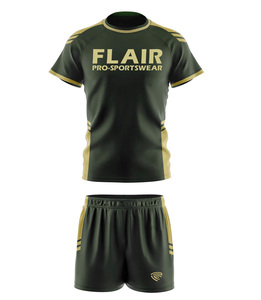 La mejor calidad, diseño personalizado, transpirable, comodidad, conjuntos de uniformes de camiseta de fútbol, servicio OEM para jóvenes, jugadores masculinos, corte automatizado - Product Image 5