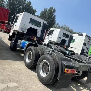 Camion tracteur 6x4 380 chevaux dans le transport d'ingénierie lourd 10 roues 12 roues 6x4 - Product Image 5