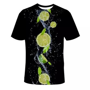 Camisetas para Hombre al por Mayor, Fabricadas en Mezcla de Poliéster/Algodón, Tallas Grandes, con Estampado Brillante Personalizado y Tela de 300g - Product Image 5